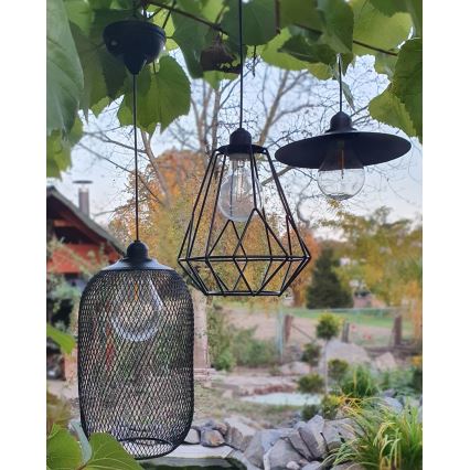 Luminária solar LED com cabo DINA 1,2V 200 mAh IP44