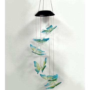 Luminária solar LED RGB 6xLED / 1,2 V, 300 mAh, IP44 — Borboleta