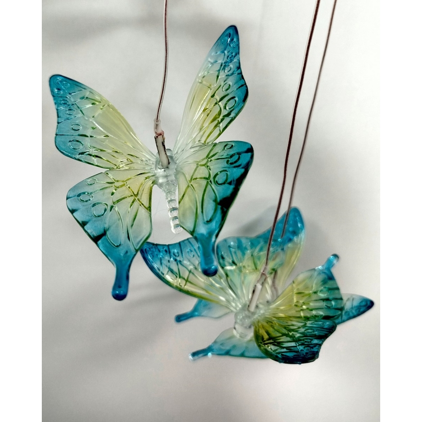 Luminária solar LED RGB 6xLED / 1,2 V, 300 mAh, IP44 — Borboleta