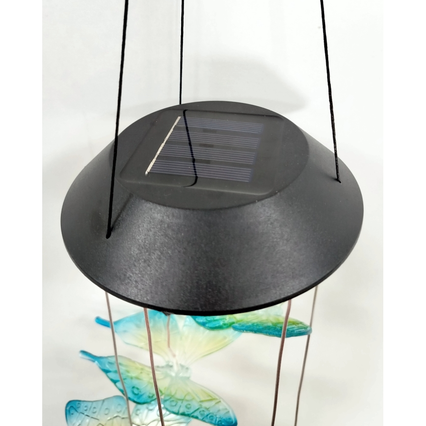 Luminária solar LED RGB 6xLED / 1,2 V, 300 mAh, IP44 — Borboleta