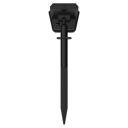 Luminária solar LED RGBW com sensor LED/3,7V IP54 1200 mAh preta