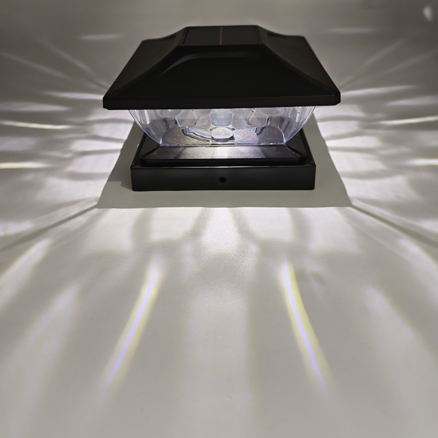 Luminária solar LED TOYA LED/4,5W/230V 3000/6500K 600 mAh IP44 preto