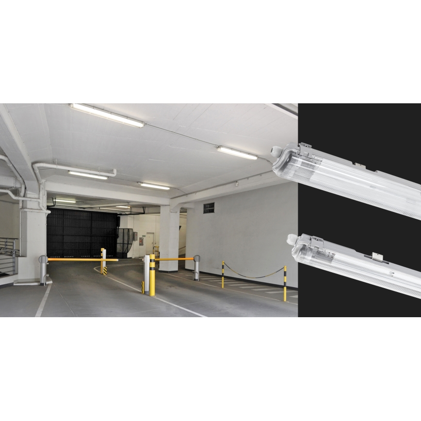 Luminária técnica fluorescente LIMEA T8 1xG13/20W/230V IP65 120cm