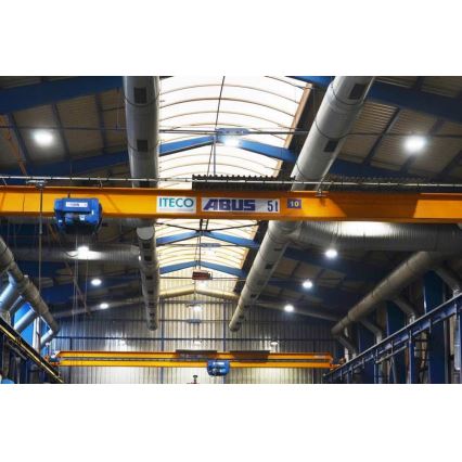 Luminária LED técnica industrial regulável GOLY PLUS HIGHBAY LED/100W/230V 4000K IP65 preta