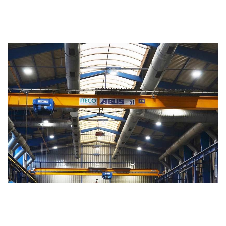 Luminária LED técnica industrial regulável GOLY PLUS HIGHBAY LED/100W/230V 4000K IP65 preta