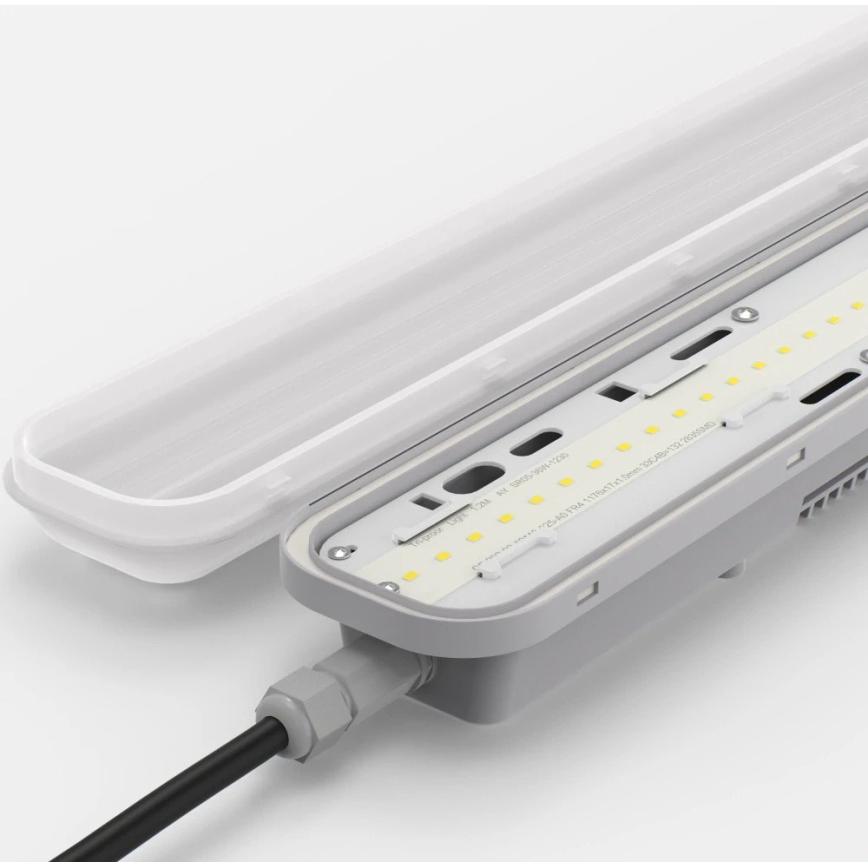 Luminária técnica LED/50W/230V 6000K 150 cm IP65