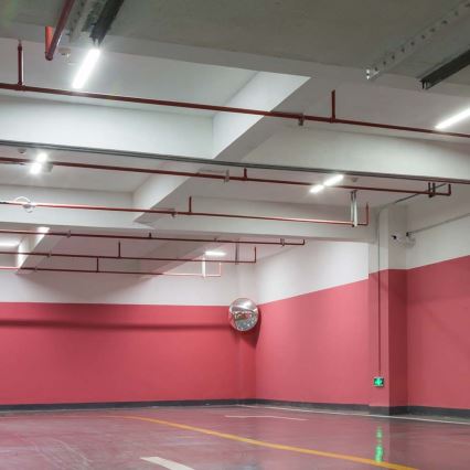 Luminária LED técnica tipo fluorescente com detetor de movimento e de crepúsculo LED/48W/230V IP65 4000K 150 cm