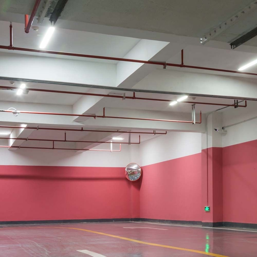 Luminária LED técnica tipo fluorescente com detetor de movimento e de crepúsculo LED/48W/230V IP65 4000K 150 cm