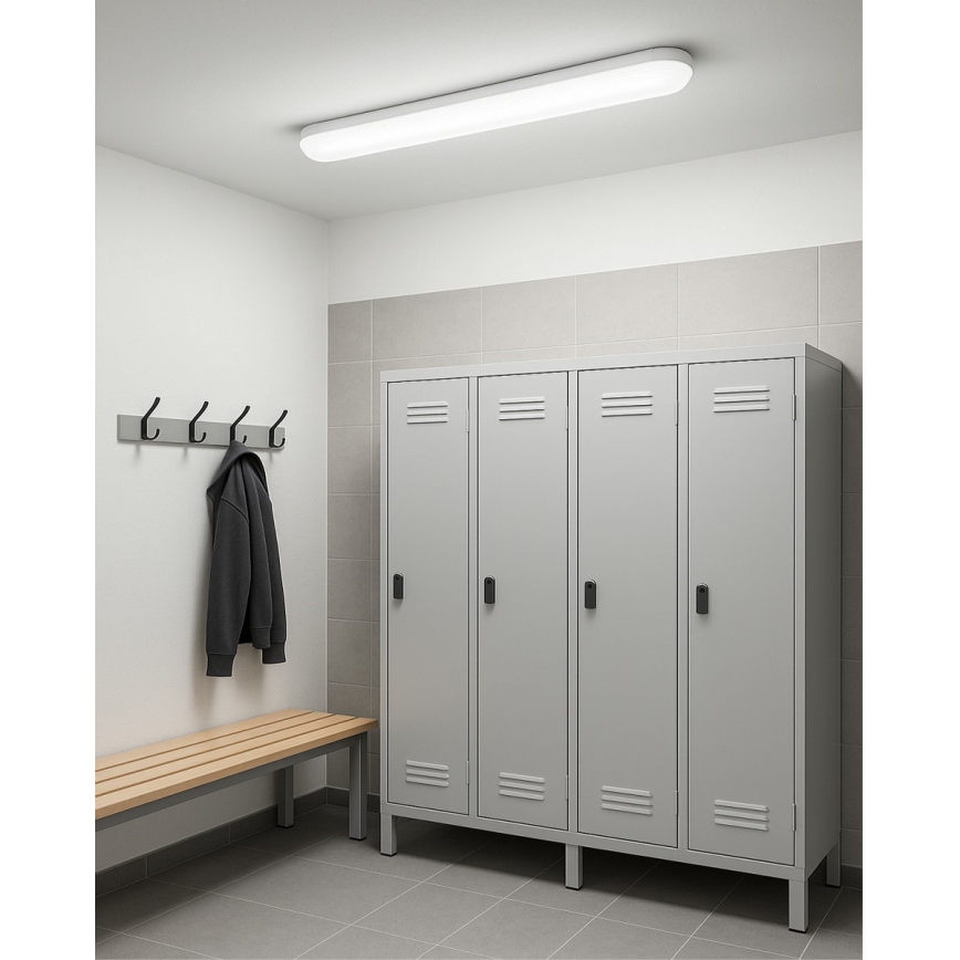 Luminária técnica tipo fluorescente LED/36W/230V 4200K 120 cm IP65