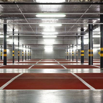 Luminária técnica LED linear com sensor de movimento e de crepúsculo LED/36W/230V 4000K IP65 120 cm