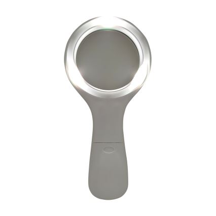 Lupa LED 3× ZOOM com iluminação LED integrada/3W/2xAAA IP22