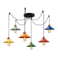 Lustre aranha suspenso por cabo MANAVGAT 6xE27/40W/230V multicolorido