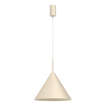 Lustre com cabo CAPITAL 1xGX53/15W/230V, diâmetro 32 cm, creme