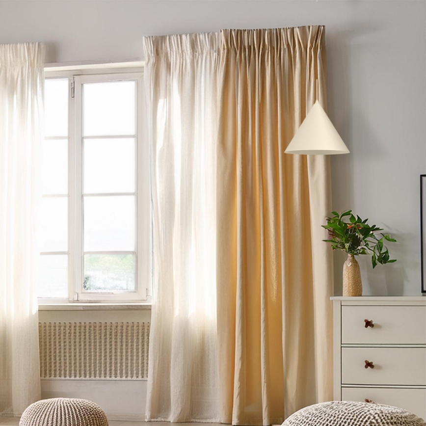 Lustre com cabo CAPITAL 1xGX53/15W/230V, diâmetro 32 cm, creme