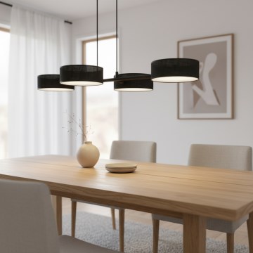 Lustre com cabo DRUMZ 4xE14/10W/230V preto