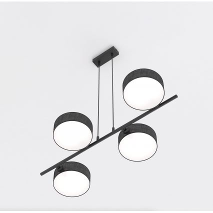 Lustre com cabo DRUMZ 4xE14/10W/230V preto