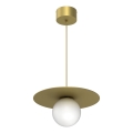 Lustre com cabo FLAT 1xE27/15W/230V dourado