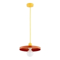 Lustre com cabo LITO 1xE27/15W/230V cobre/amarelo