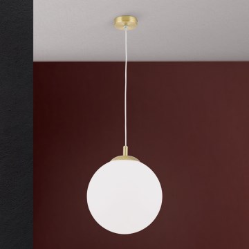 Lustre com cabo MADIS 1xE27/60W/230V dourado
