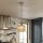Lustre com cabo MILOU 1xE27/15W/230V dourado/bege fumê