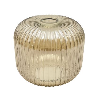 Lustre com cabo MILOU 1xE27/15W/230V dourado/bege fumê