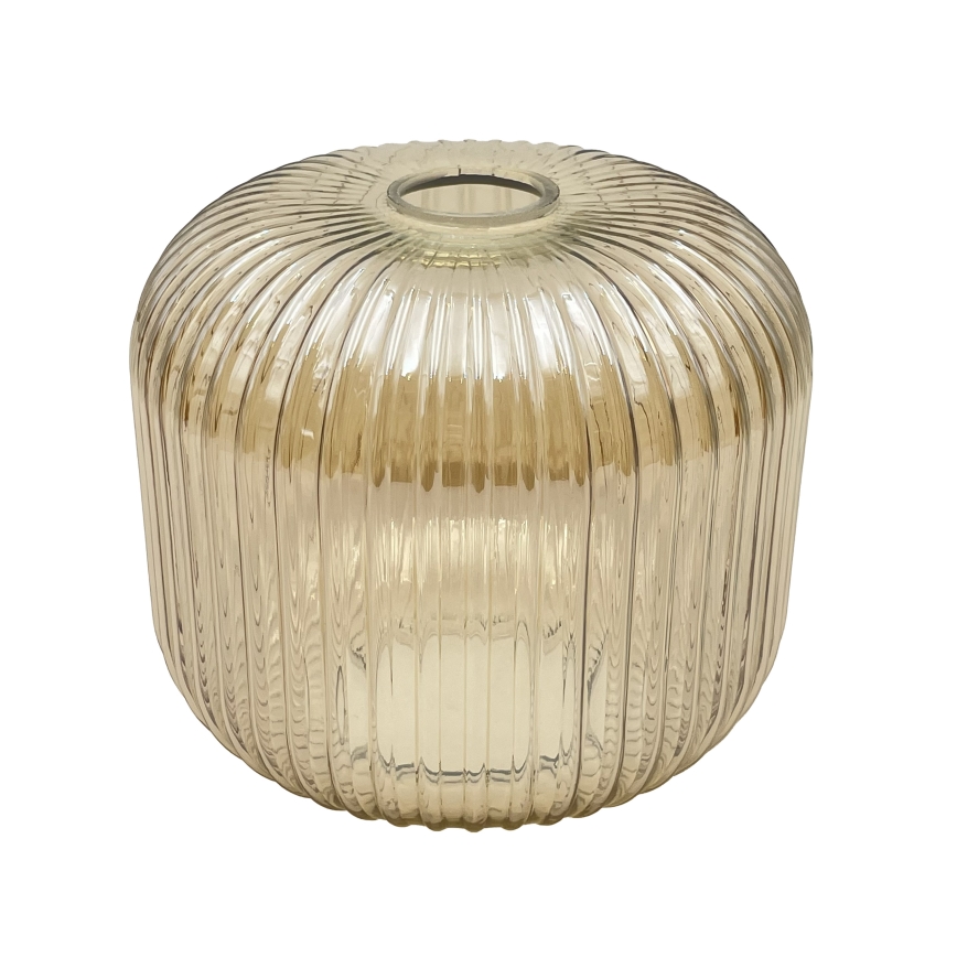 Lustre com cabo MILOU 1xE27/15W/230V dourado/bege fumê