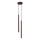 Lustre com cabo PASTELO 2xG9/8W/230V castanho