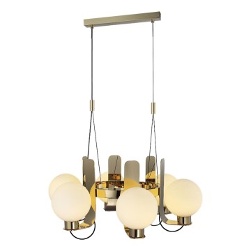 Lustre com cabo REGGIO 6xE27/40W/230V dourado