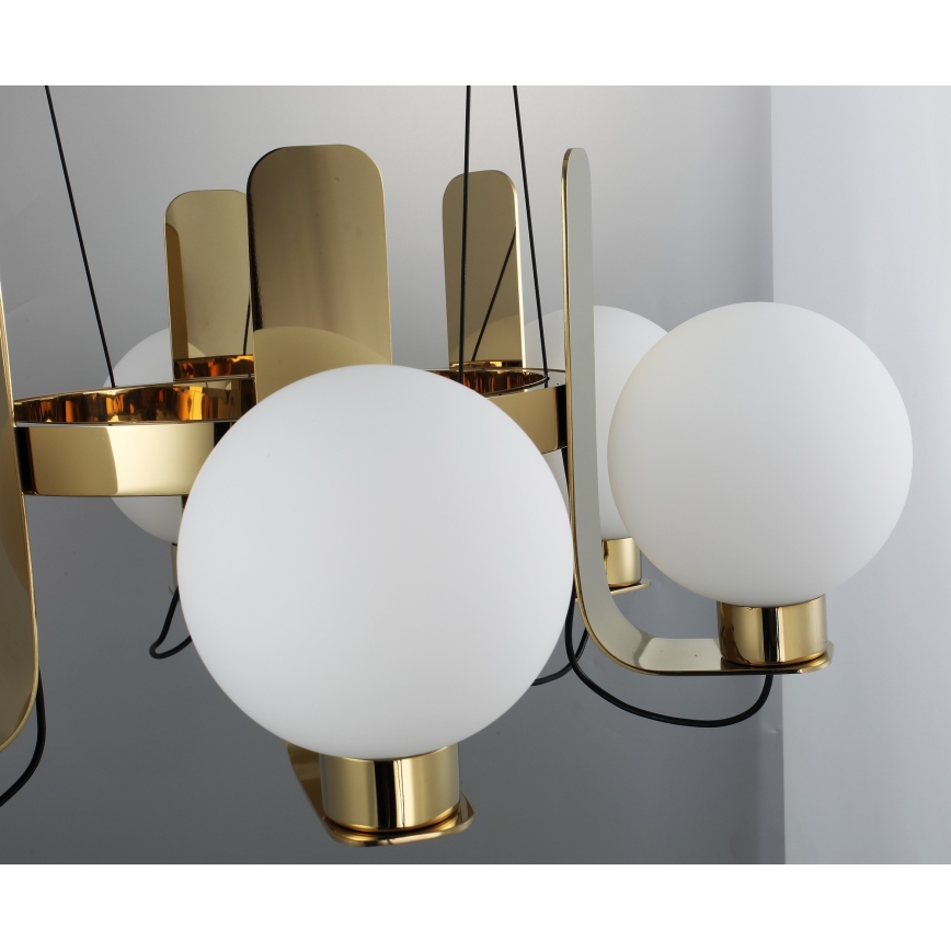 Lustre com cabo REGGIO 6xE27/40W/230V dourado