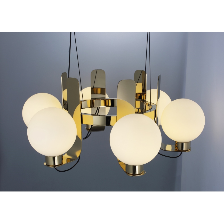 Lustre com cabo REGGIO 6xE27/40W/230V dourado