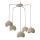 Lustre com cabo SOOL 5xE27/15W/230V bege