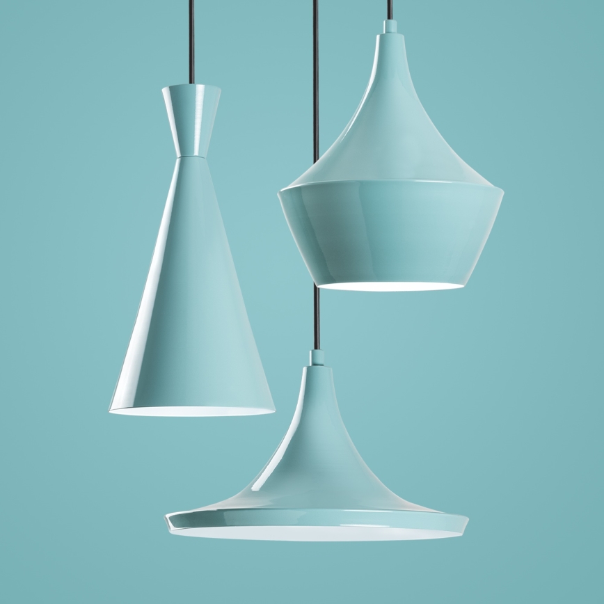 Lustre com cabo TOM 3xE27/40W/230V azul