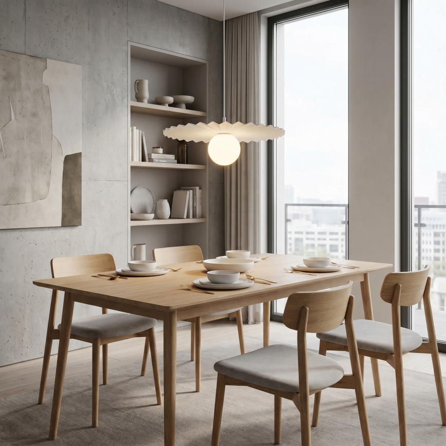 Lustre com cabo UMBRA 1xG9/8W/230V branco