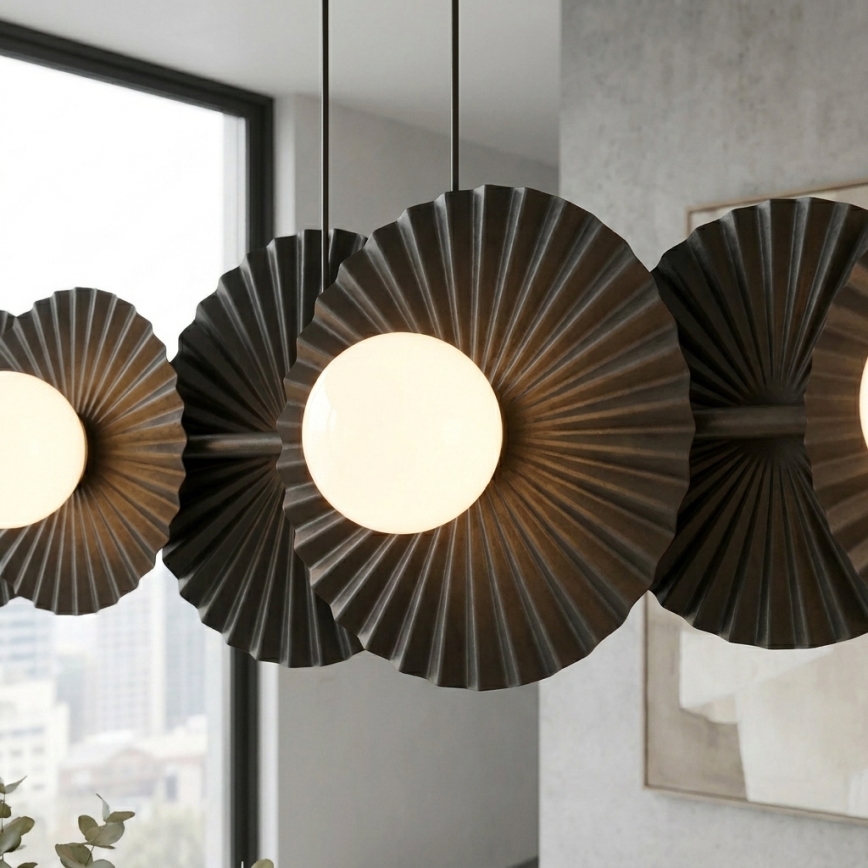 Lustre com cabo UMBRA 6xG9/8W/230V preto