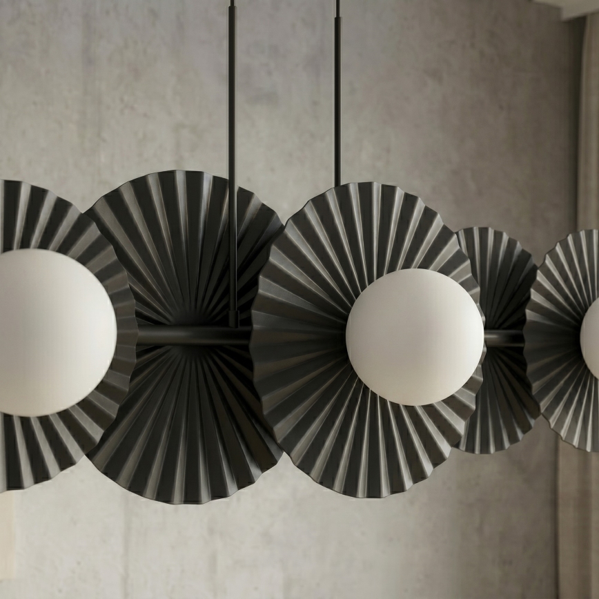 Lustre com cabo UMBRA 6xG9/8W/230V preto