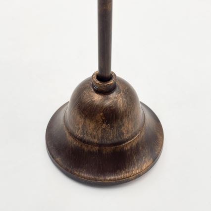 Lustre com corrente ANTON 5xE14/15W/230V, acabamento em bronze