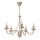 Lustre com corrente ANTON 5xE14/60W/230V bege