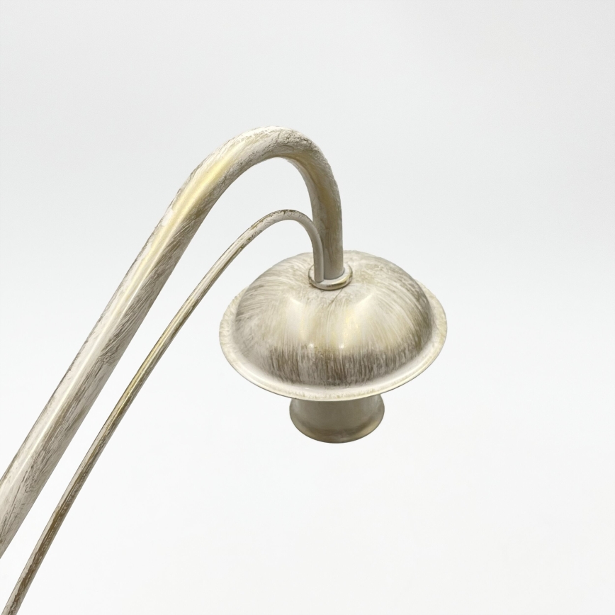 Lustre com corrente ANTON 5xE14/60W/230V pátina branca