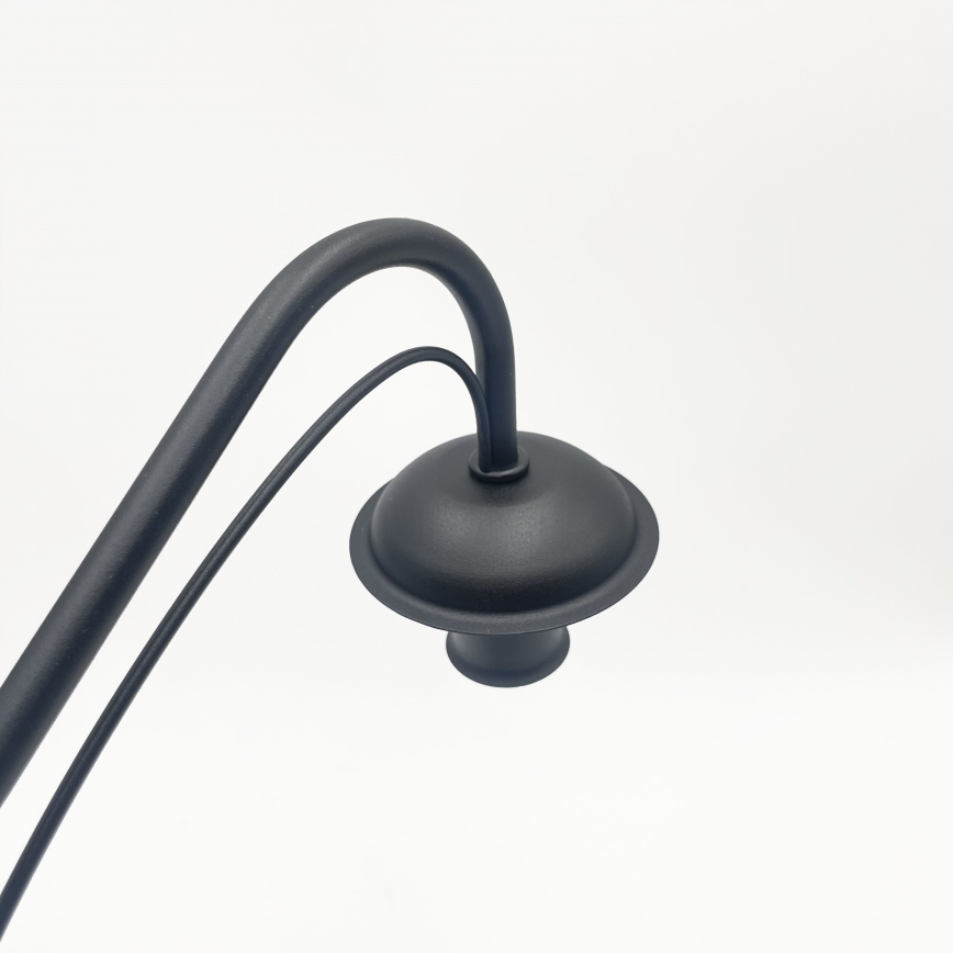 Lustre com corrente ANTON 8xE14/60W/230V preto