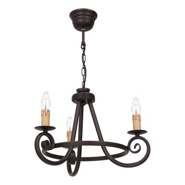 Lustre com corrente FAUST 3xE14/15W/230V