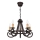 Lustre com corrente FAUST 5xE14/15W/230V