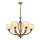 Lustre com corrente LAHORE 6xE27/40W/230V bronze