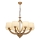 Lustre com corrente LAHORE 8xE27/40W/230V, bronze