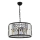 Lustre com corrente PUNE 3xE27/40W/230V preto