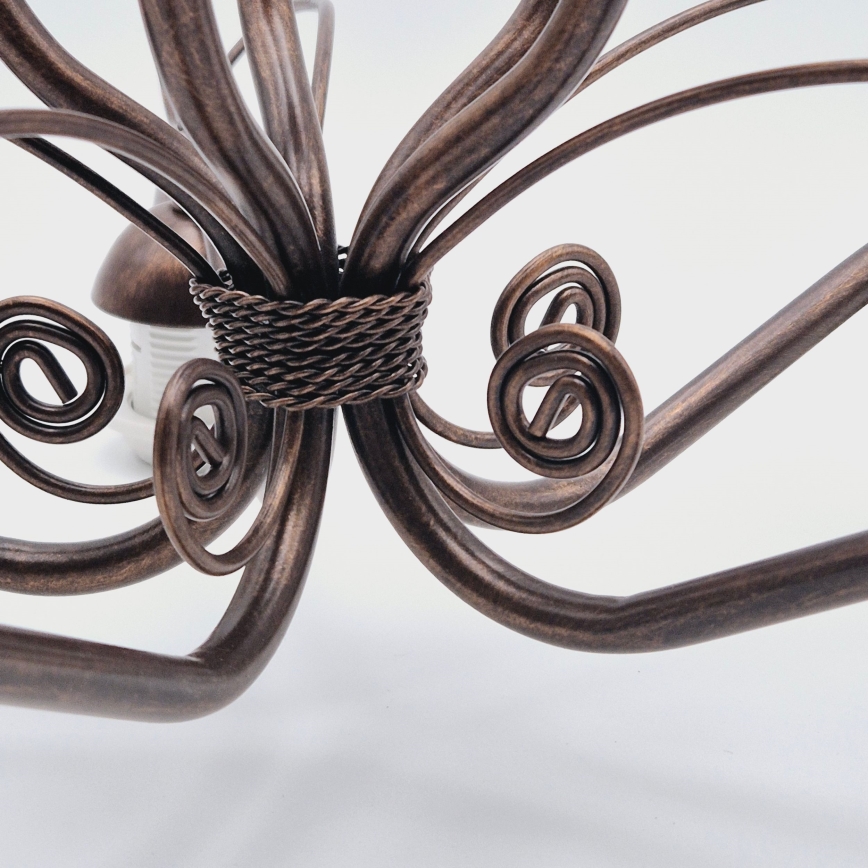 Lustre com corrente RETRO II 5xE27/60W/230V bronze patinado