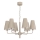 Lustre com corrente TORTOLA 6xE14/15W/230V bege