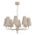 Lustre com corrente TORTOLA 8xE14/15W/230V bege