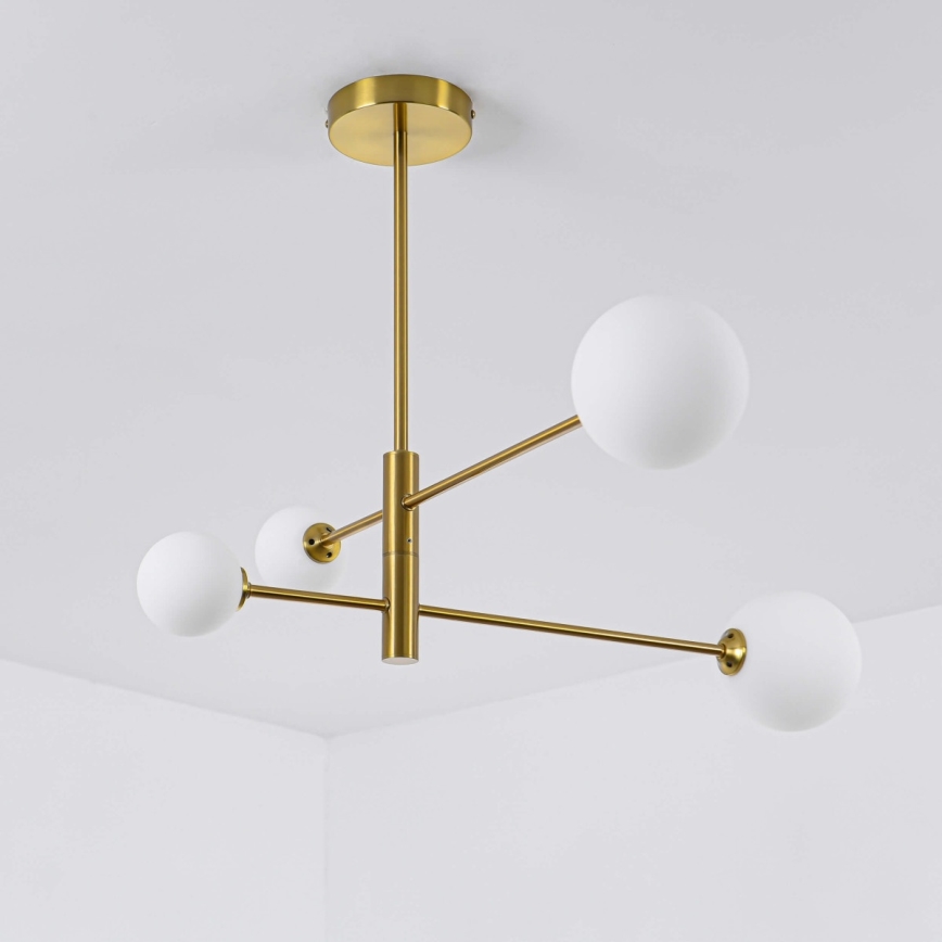 Lustre com haste DORADO 4xG9/40W/230V dourado