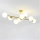 Lustre com haste DORADO 8xE14/40W/230V dourado