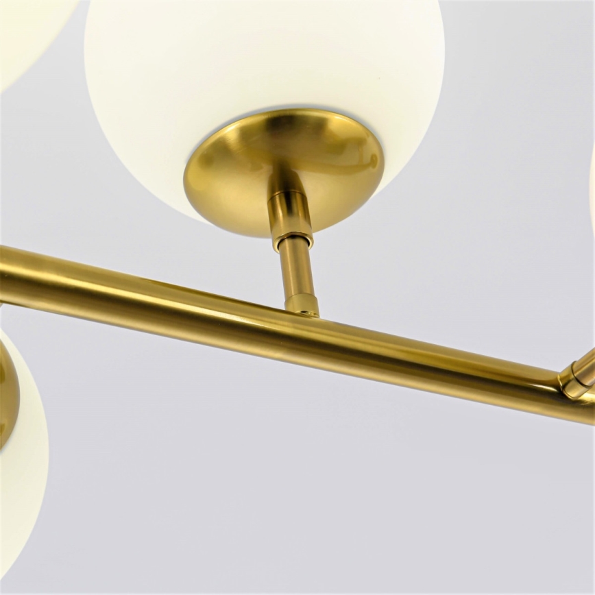 Lustre com haste DORADO 8xE14/40W/230V dourado